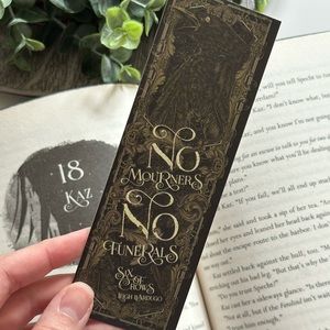 Six of Crows Inspired Bookmark - Owlcrate 2016 'Darkness' Box - Like New